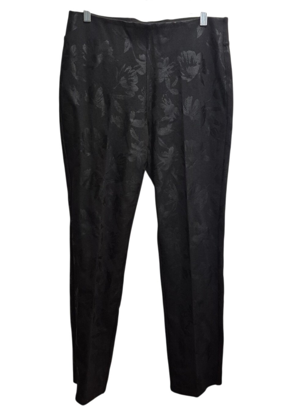 Soft Surroundings Black Size Medium Straight Leg Perfect Ponte Pants Pull On